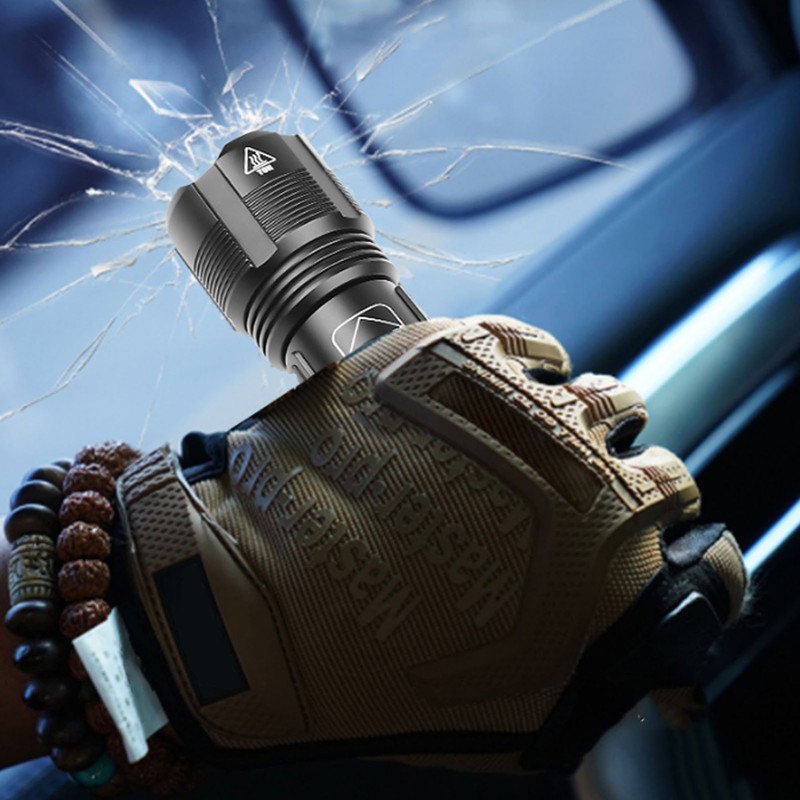 LED Flashlight USB Charging High Light IPX4 Waterproof Zoomable Handheld