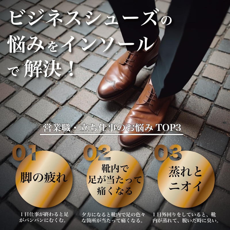NIJISoRa156 Leather Shoe Insole for Men - Long Hours Walking,