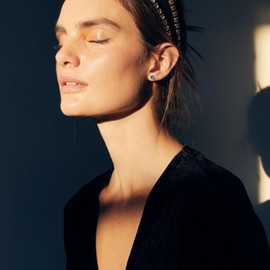 Gold/Silver/Opal Stud Earring for Women - Gold Plated Earrings - Thick Gold Plated Stud for Metal Sensitive Ears