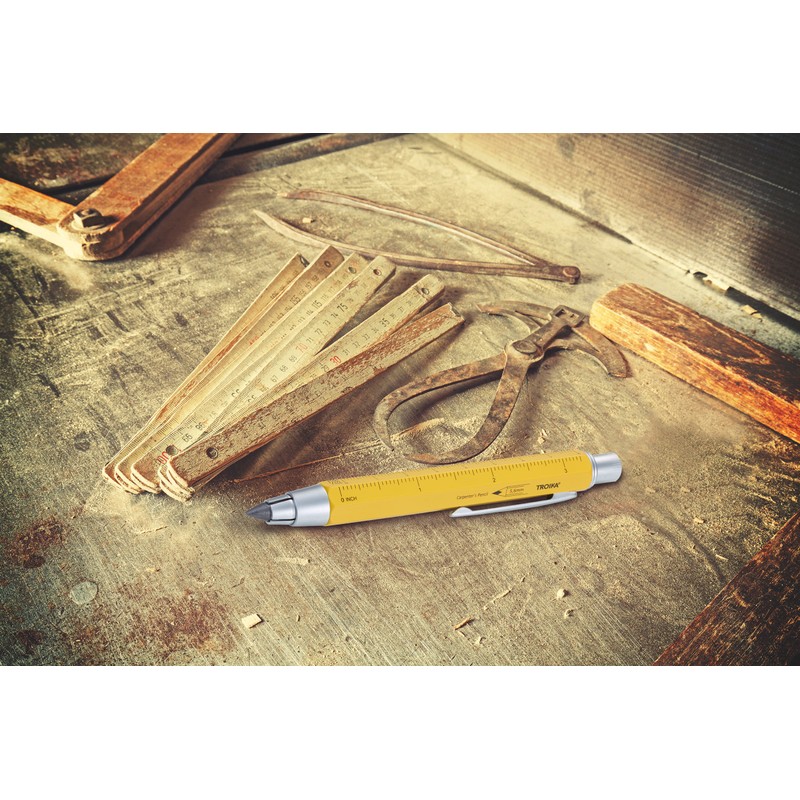 TROIKA ZIMMERMANN 5,6 – PEN56/YE – Carpenter's pencil – clutch