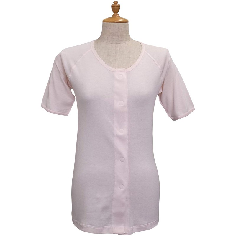 Celestial Women's 3/4 Sleeves, Peach Open Front, Velcro, peach