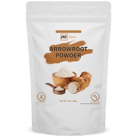 mGanna 100% Natural Arrowroot Powder 454 g / 1 lbs for Baking and Food Recipes (Maranta arundinacea)