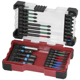 KRAFTWERK Impact Screwdriver Bits Set 29 Pieces | Bit Set for Cordless Screwdrivers | Torsion Bit Set with Colour Marking | Bit Set Long in Extremely Robust Plastic Box | KRAFTWERK Bit Box Item No.