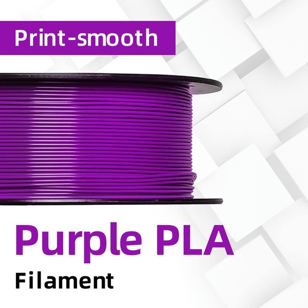 GIANTARM GIANTARM 3D Printer Filament, Purple Pla Filament, 1Kg(2.2lbs) Spool,