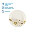 Dixie Ux9ws Pathways Soak-Proof Shield Paper Plates, 8 1/2, Grn/Burg,