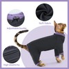 PUMYPOREITY Sticky Hair Cat Clothes, Prevent Hair Loss Cat Pajamas,