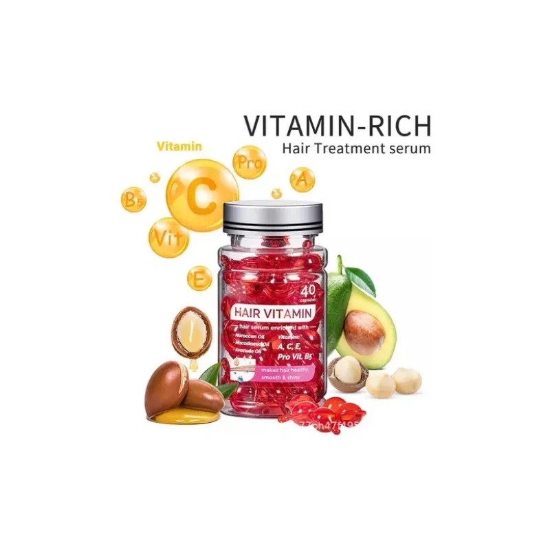 3pcs Cápsulas De Vitaminas Sevich Smooth Silky Hair Comple