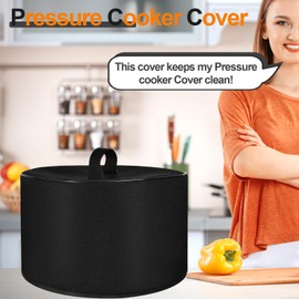 NUENSS-ROR Slow Cooker Cover for 6 Quart Heavy Duty Waterproof Dust Slow Cooker Cover Case with Handle Slow Cooker Protective Cover for Instant Pot Duo 7-in-1 Pressure Cooker 6 Quart (13.8×14.2 inch)