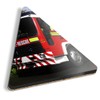 1 x Triangle Coaster - Red Fire Engine Truck Cork