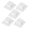 5pcs Wall Shelf Tube Holder Stainless Steel Bar Mount Bracket