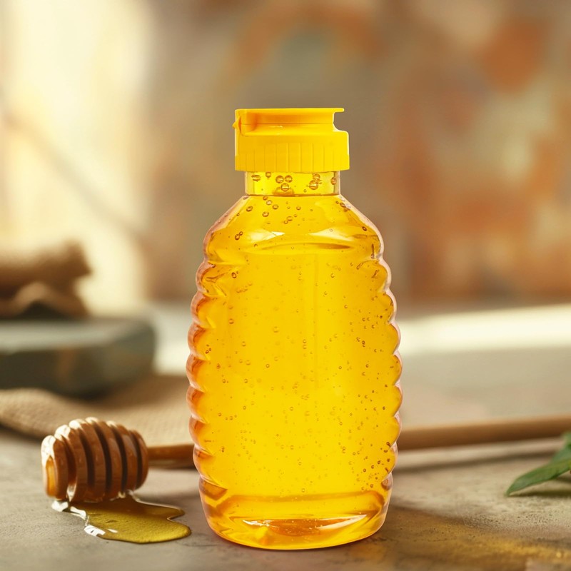 PPXHFV 24 Pack Honey Bottle, Honey Bottles Squeeze 16 oz,With