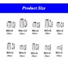 200Pcs Allen Head Socket Set-Screw - M3/M4/M5/M6/M8 304 Stainless Steel