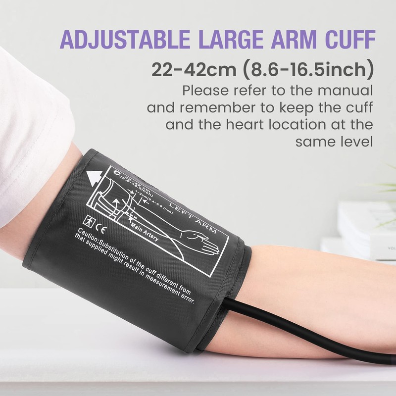 Sejoy Blood Pressure Cuff Arm Automatic, Blood Pressure Machine Monitors