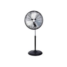 Perfect Aire 20” Pedestal Fan, Oscillating Standing Floor Fan for Living Room, Office, Garage, Gym, Warehouse, Construction Site, 3 Speeds, Adjustable Height, Industrial Aluminum Blades