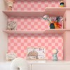 YENHOME 17.7"X276" Self Adhesive Checkered Wallpaper Peel and Stick Countertops