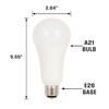 Westinghouse Lighting 5321000 5/15/21 Watt (50/100/150 Watt Equivalent) Omni A21