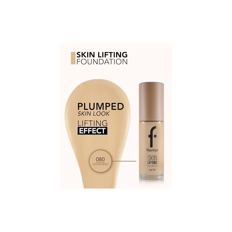 Flormar Skin Lifting Foundation Natürliches Feuchtigkeitsspendendes und Straffendes Make-up No.