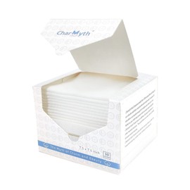 Charmyth Disposable Face Towel Clean Face Tissue Skin Towel, Extra Thick Soft Disposable Makeup Remover Dry Wipes, Organic Cruelty Free and Degradable Clean Towel for Sensitive Skin (30 Count/L)