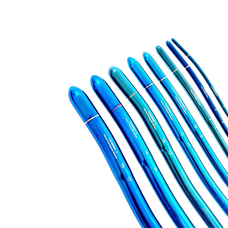 New Premium Hegar Dilator Sound Set Ultrasmooth Titanium Coated 8