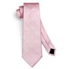 HISDERN Men's Ties Wedding Animal Pattern Handkerchief Classic Business Tie