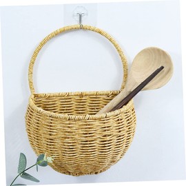 Mikinona Wall-mounted Egg Basket Fruit Veg Storage Basket Kitchen Organization Air Circulation Hanging
