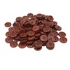 100Pcs Wooden Button 20mm 4 Holes Delicate Cute Waterproof Clothing