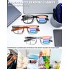 Hubeye 3 Packs Progressive Reading Glasses For Men Blue Light