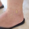 Gold Lace Hamsa Ankle Bracelet