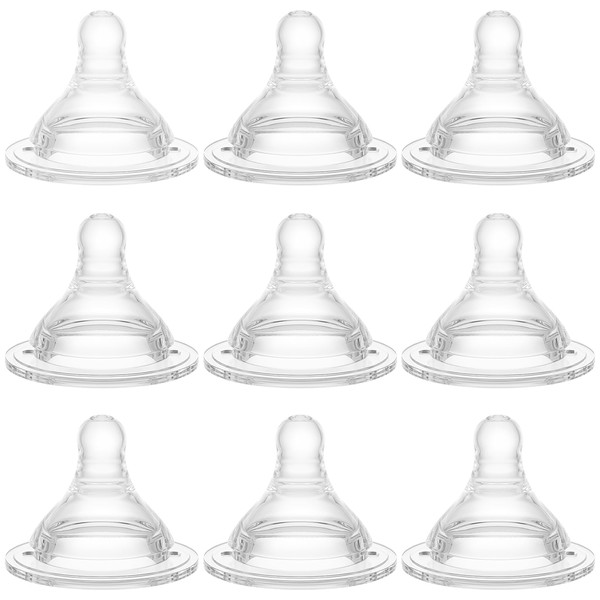 Gotocut Bottle Nipples Slow Flow Nipple Level 1, 0m+, Compatible