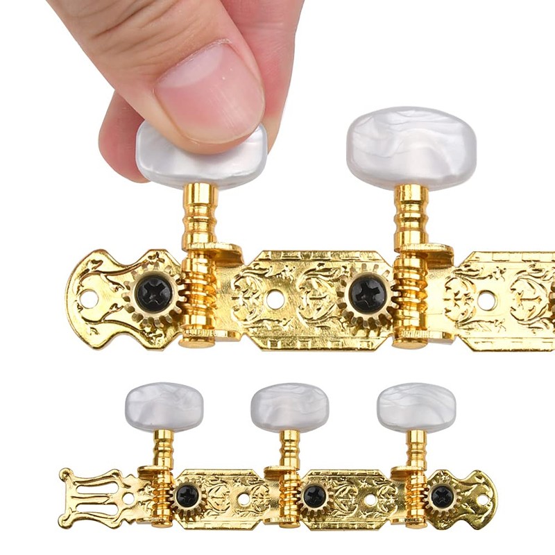 2 Pieces Classical Guitar Tuning Pegs Guitar Tuning Pegs 3L+3R