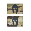 Multicam Infrared IR Spartan Helmet Flag Patch Set, 2x3 inch,