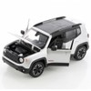 Willie 1/24 Jeep Renegade White Diecast Car, Finished Product, 24071W,