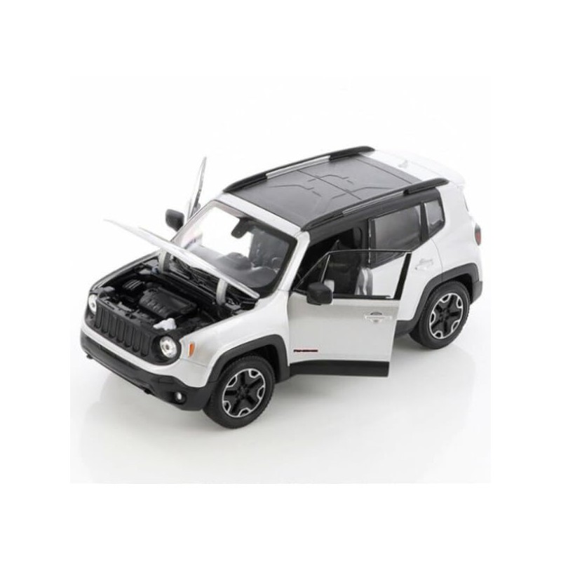 Willie 1/24 Jeep Renegade White Diecast Car, Finished Product, 24071W,
