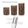 Vickiss Flameless Candles Battery Operated Candles 4" 5" 6" Set