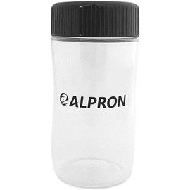 ALPRON Protein Shaker, 16.9 fl oz (500 ml) with Graduation, Protein Shaker, Easy to Clean, EAA BCAA, Black, Black Shaker