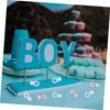 LIFKOME 100Pcs Acrylic Mini Pacifiers for Shower Decorations Shower Favors