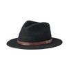 BRIXTON Messer Fedora, Black, Small