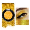 Afflano Yellow Glitter Eyeshadow, Diamond Yellow Shimmering Eyeshadow, Super Pigmented