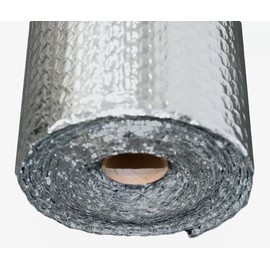 Trade Winds REFLECTIX Continuous Double Bubble Reflective Foil Insulation Roll 12"" X 100' R8, Silver