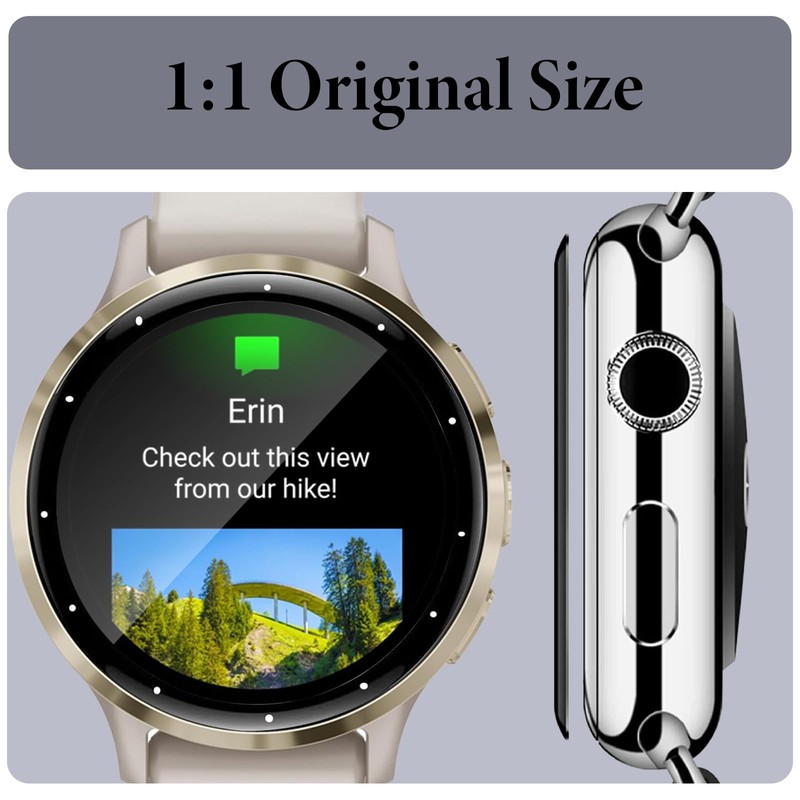 Screen Protector for Garmin Venu 3S, Murmure [3 Pack] HD