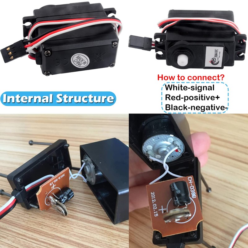 Geekstory DS04-NFC 360 Degree Continuous Rotation Micro Servo Motor+3CH Digital