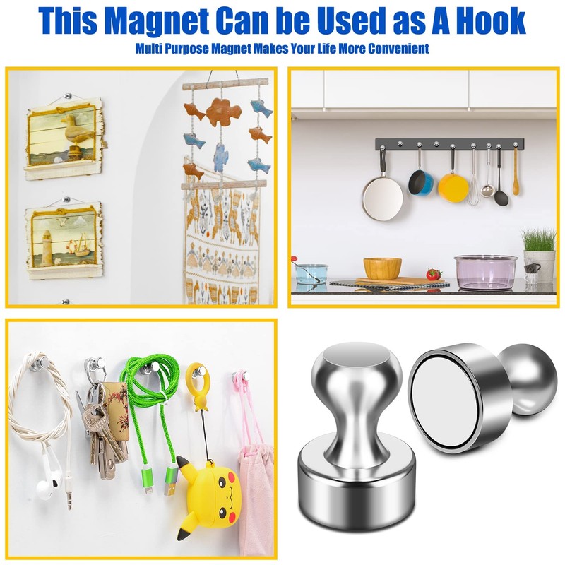 Strong Magnets, Pack of 8, 12 mm x 16 mm