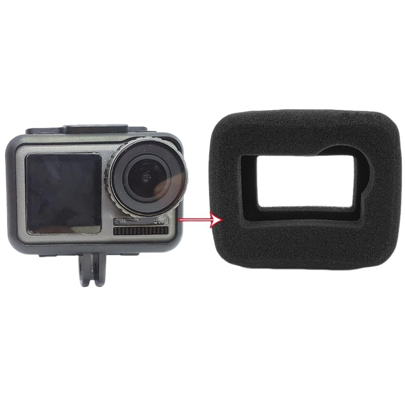 Sports Camera Wind Hood for Dji Action5Pro/4/3 Noise Canceling Sponge