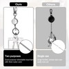 ID Card Holder Pack of 4 Key Fob Extendable Retractable