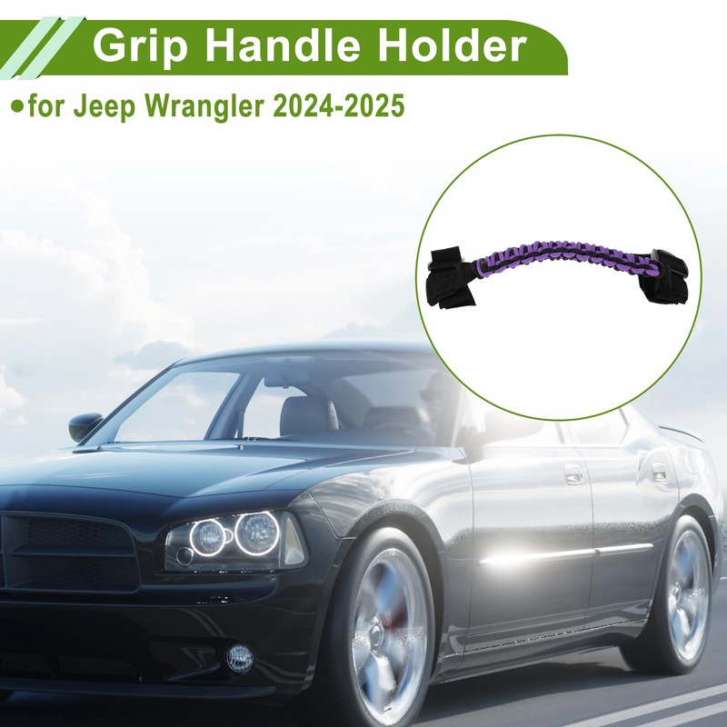X AUTOHAUX Roll Bar Grab Handles for Jeep Wrangler 2024-2025