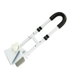 Height Adjustable Bathtub Grab Bar Safety Rail Iron & Foam