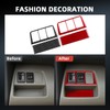 FXETRNL Real Carbon Fiber Gear Headlight Adjust Switch Frame Covers