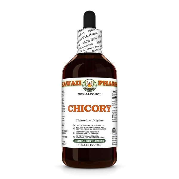 Chicory (Cichorium Intybus) Dry Root Glycerite, Made in Hawaii, All