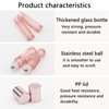 14 Pieces 10m Gold Essential Oil Roller Bottles Set with