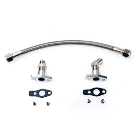 Kinugawa Turbo Oil Return Line Kit For KKK K03 K04 K06 50cm 8AN / Bolt Spacing 38mm